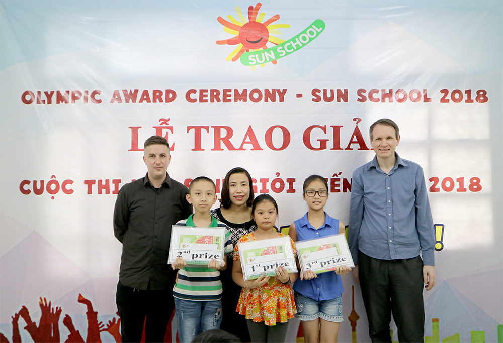 Lễ Trao Giải: Cuộc Thi Sun School Olympic 2018