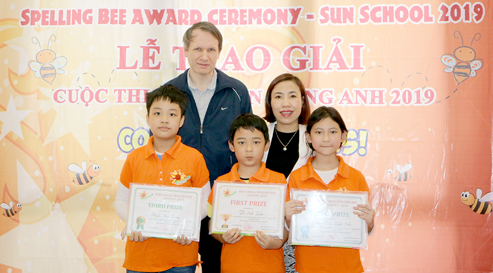 Lễ trao giải Sun School Spelling Bee Contest 2019